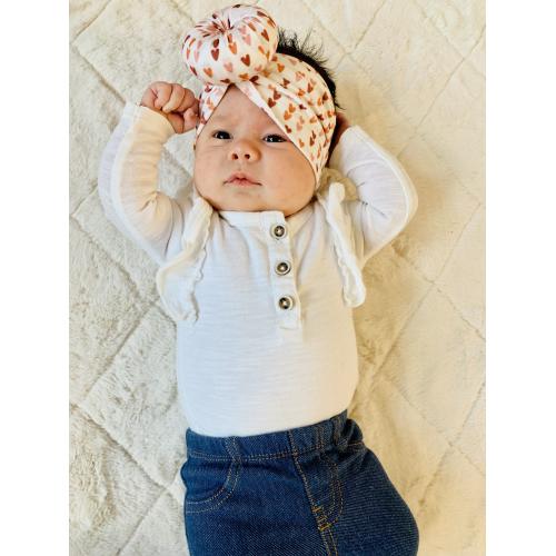 Harper - Bamboo Baby Knotted Headwrap photo review