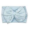 A Tiny Knot Co Nora   Bamboo Baby Knotted Headwrap headband with a bow on it 