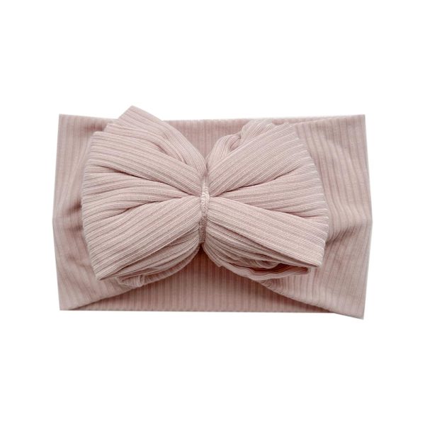 A Tiny Knot Co Ellie - Bamboo Baby Knotted Headwrap with a bow.