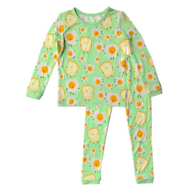 Eggs & Toast 2-Piece Pajamas