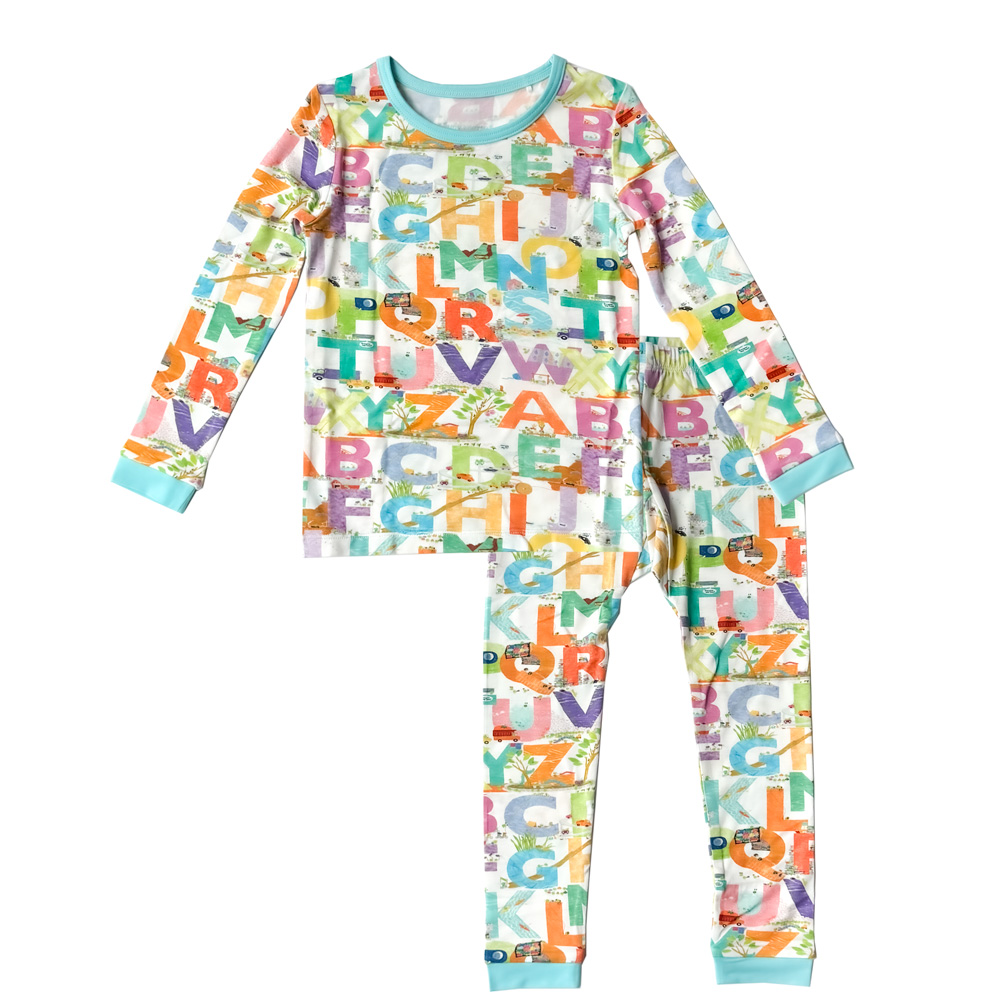 LMNO Peas Pajama Set