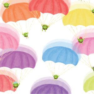 LMNO Peas Parachute Swatch