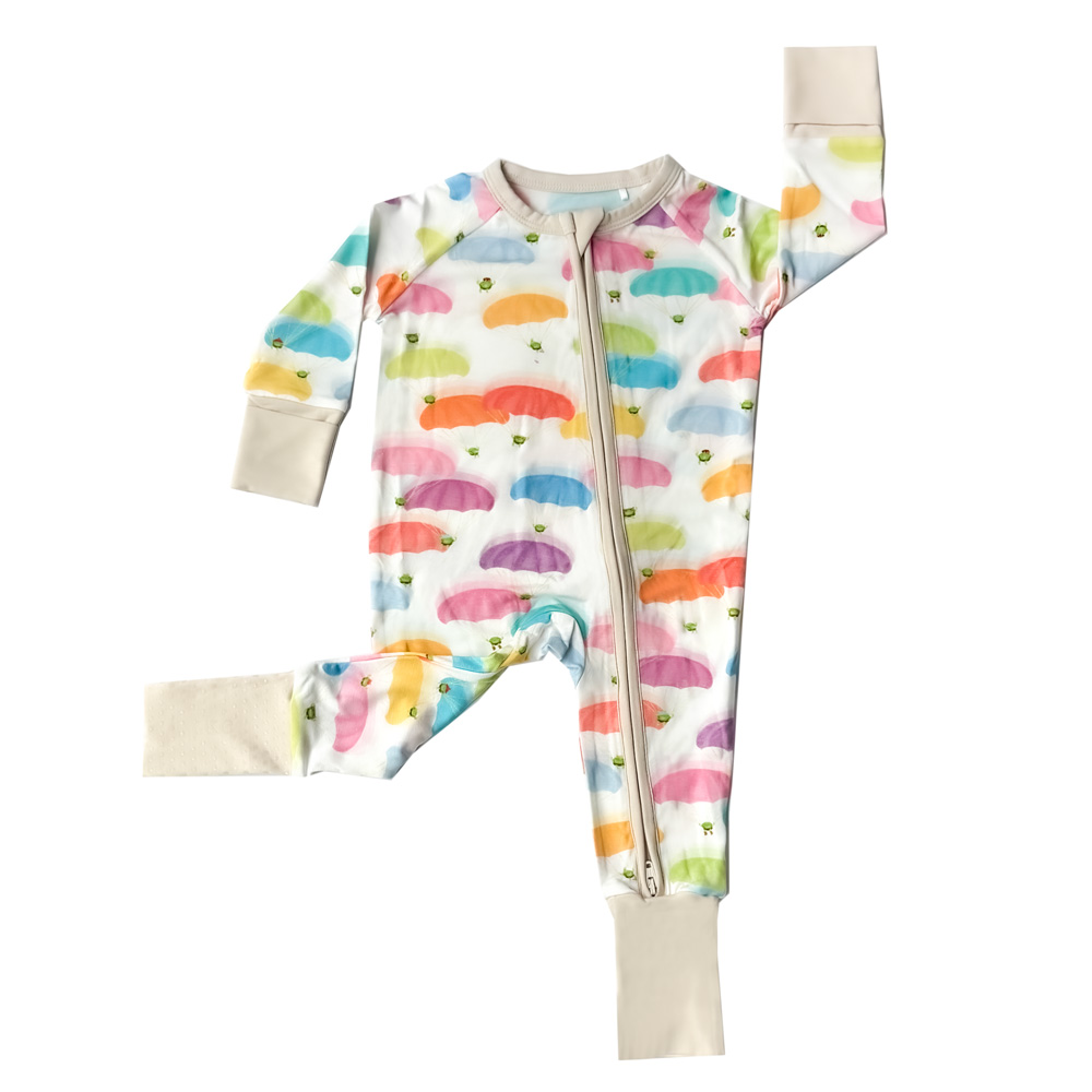 LMNO Peas Parachutes Convertible Romper Pajama
