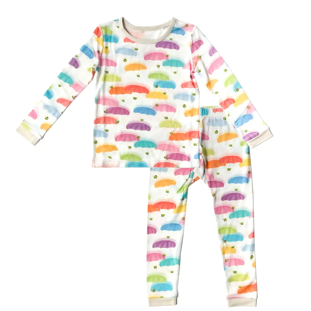 LMNO Peas Parachutes 2 Piece Pajamas